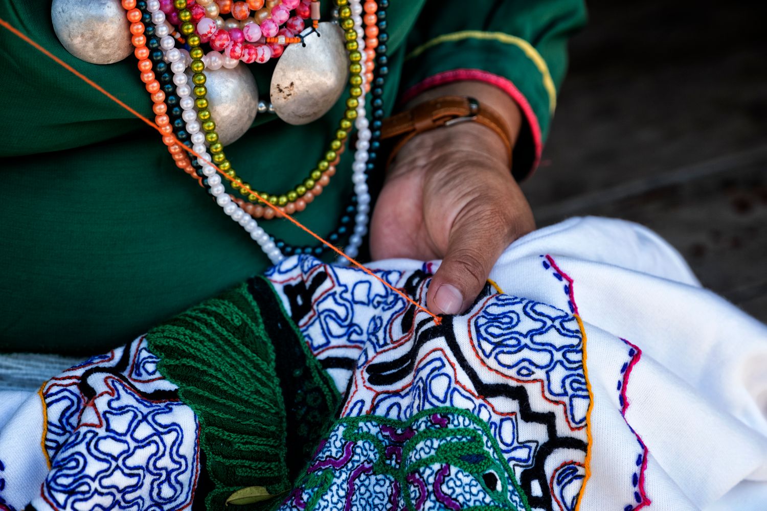 Making a Statement with Indian Embroidery