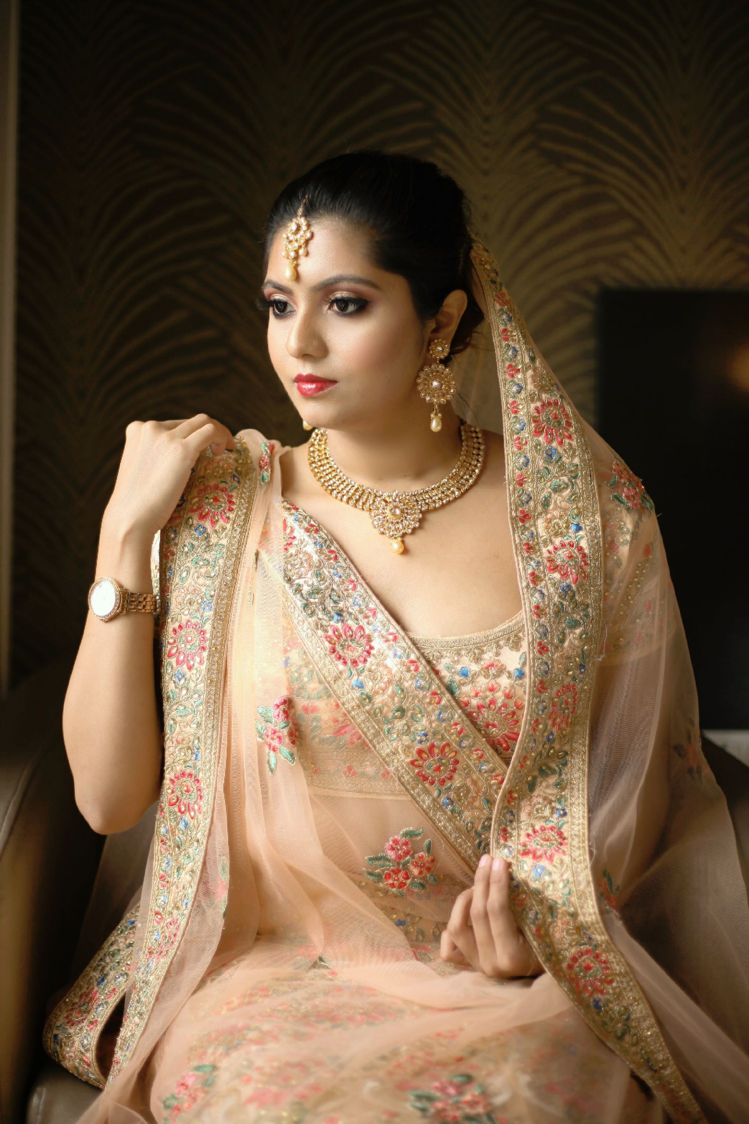 Saree with Embroidery